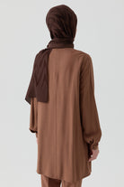 Büzgülü Tunik - Taba TUGBA