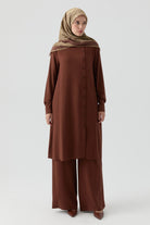 Palazzo Pantolon - Kahve TUGBA