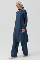 Palazzo Pantolon - İndigo TUGBA