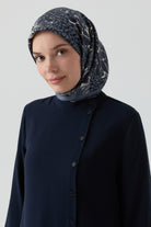 Yandan Düğmeli Tunik - Lacivert TUGBA