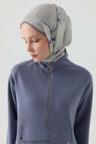 Cep Detaylı Tunik - İndigo TUGBA