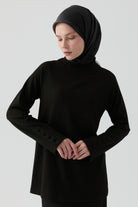 Kaşkorse Etekli Takım - Siyah TUGBA