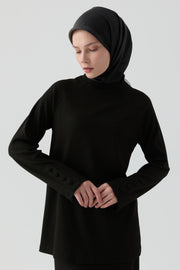 Kaşkorse Etekli Takım - Siyah TUGBA