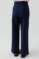 Kanvas Pantolon - Lacivert TUGBA