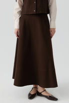 Kanvas Etek - Kahve TUGBA