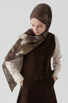 Kanvas Mini Yelek - Kahve TUGBA