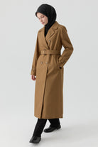 Rüzgarlık Detaylı Kruvaze Trençkot - Olive TUGBA