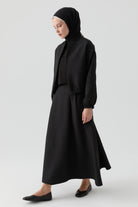 Kapitone Takım - Siyah TUGBA