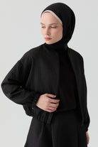 Kapitone Takım - Siyah TUGBA