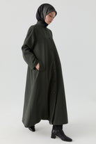 Hakim Yakalı Pardesü - Petrol TUGBA