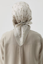 Mizan Twill İpek Eşarp - Taş TUGBA