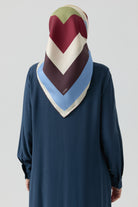 Pera Twill İpek Eşarp - Pembe TUGBA