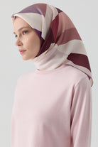 Pera Twill İpek Eşarp - Mor TUGBA