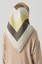 Pera Twill İpek Eşarp - Antrasit TUGBA