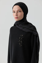 Boncuk İşlemeli Tunik - Siyah TUGBA