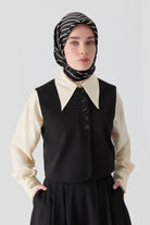 Yelek Etek Takım - Siyah TUGBA