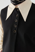 Yelek Etek Takım - Siyah TUGBA