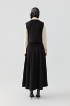 Yelek Etek Takım - Siyah TUGBA