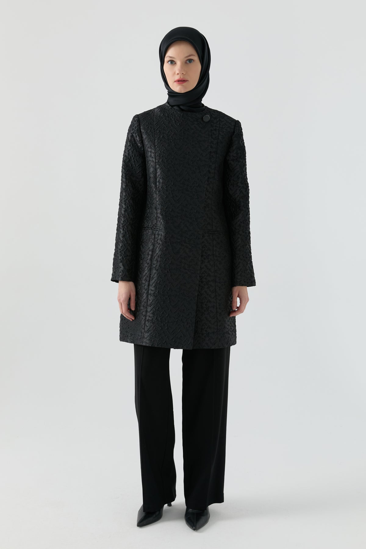 High Waist Trousers - Black