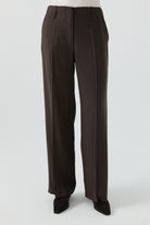 Yüksek Bel Pantolon - Acı Kahve TUGBA