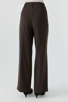 Yüksek Bel Pantolon - Acı Kahve TUGBA