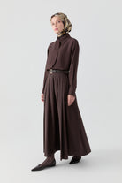 Pileli Etek - Acı Kahve TUGBA