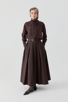 Pileli Etek - Acı Kahve TUGBA