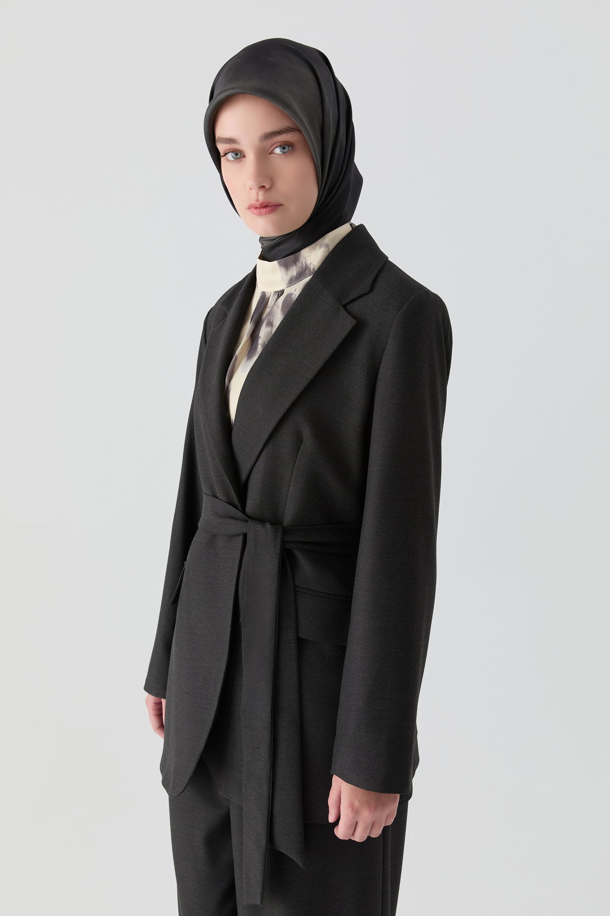 Belted Jacket - Anthracite