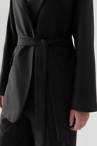 Kuşaklı Ceket - Antrasit TUGBA