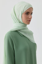 Motifli Jakar Şal - Mint TUGBA