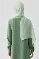 Motifli Jakar Şal - Mint TUGBA