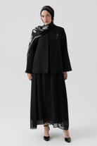 Ceket Elbise Takım - Siyah TUGBA