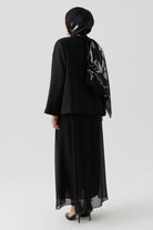 Ceket Elbise Takım - Siyah TUGBA