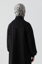 Etek Ucu Lastikli Ferace - Siyah TUGBA