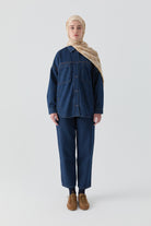 Denim Pantolon - Lacivert TUGBA