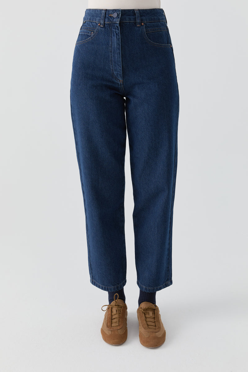 Denim Pantolon - Lacivert TUGBA