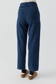 Denim Pantolon - Lacivert TUGBA