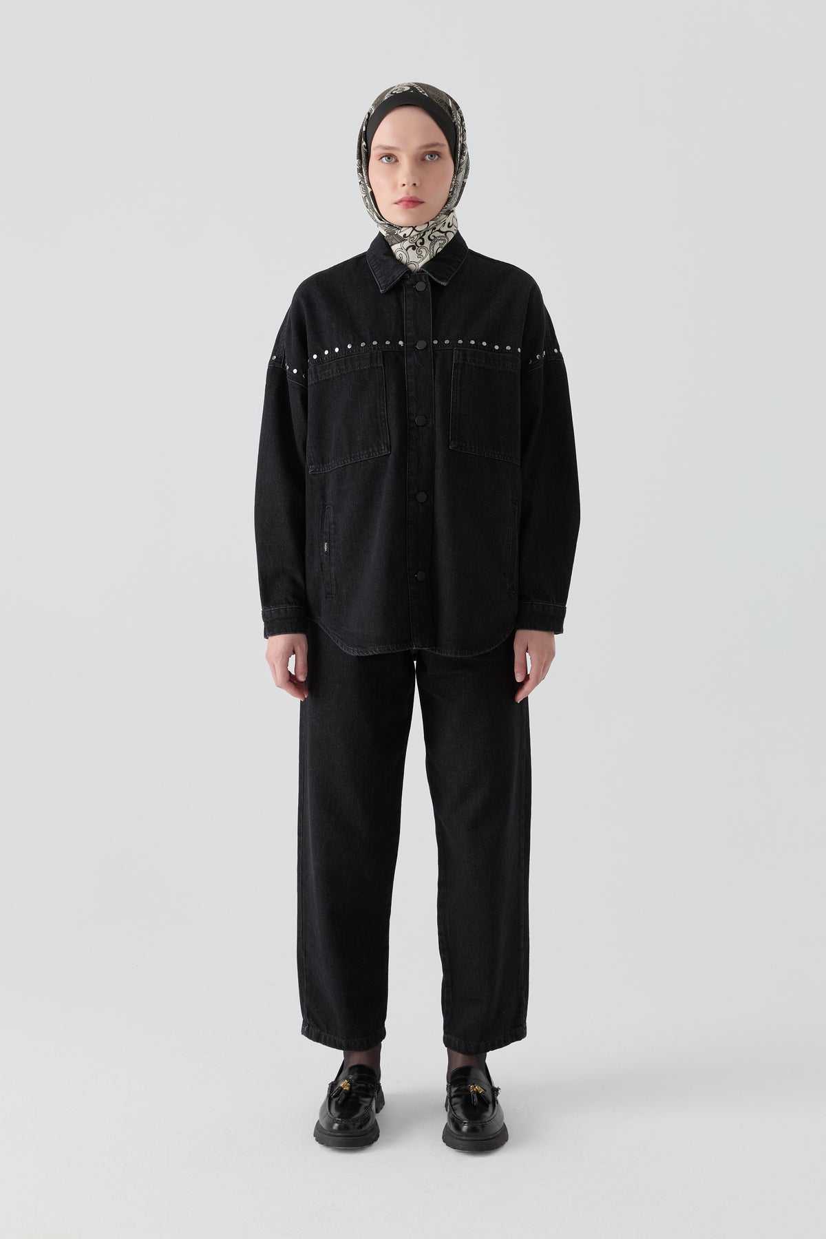 Denim Pantolon - Siyah TUGBA