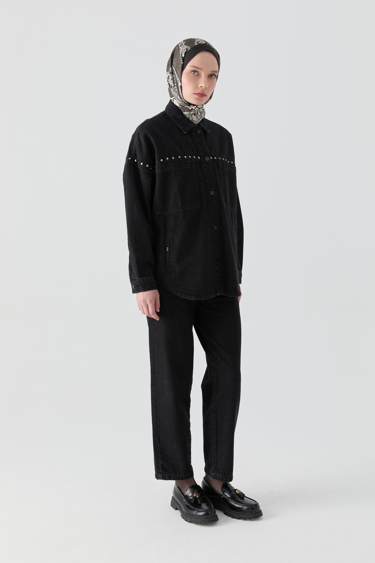 Denim Pantolon - Siyah TUGBA