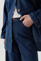 Bol Paça Pantolon - Lacivert TUGBA