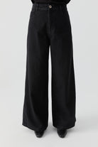 Bol Paça Pantolon - Siyah TUGBA