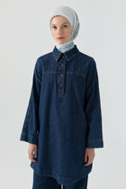 Denim Tunik - Lacivert TUGBA