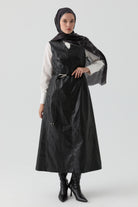 Deri Jile - Siyah TUGBA