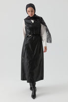 Deri Jile - Siyah TUGBA