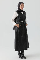 Deri Jile - Siyah TUGBA