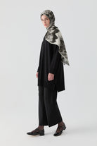 Beli Lastikli Culotte Pantolon - Siyah TUGBA