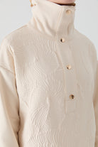 Kapitone Kombinli Örme Swaetshirt - Ekru TUGBA