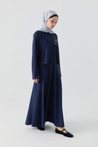 Nakışlı Takım - Lacivert TUGBA