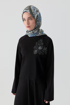 Nakışlı Takım - Siyah TUGBA