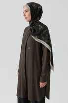 Nakış Detaylı Tunik - Haki TUGBA